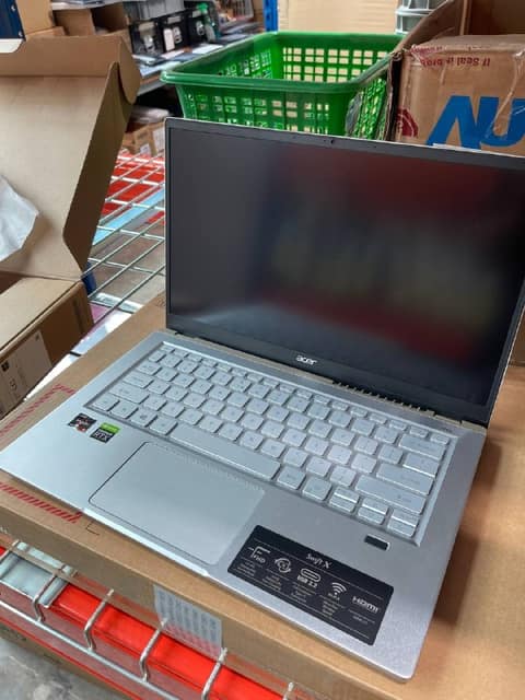 Acer Swift X, stock code FZ47, in our store room