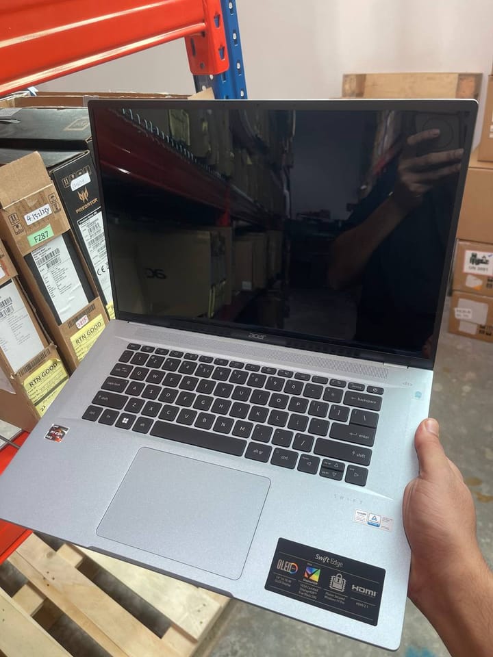 Acer Swift 16, stock code FZ172, in our store room
